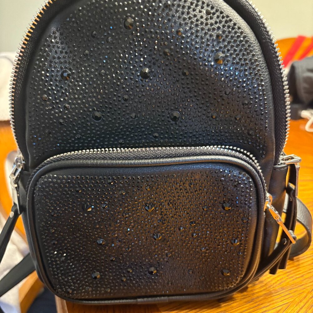MADDEN NYC WOMENS CRYSTAL MICRO DOME BACKPACK.  BNWOT